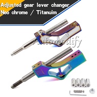 Titanium Shifter Extension Gear Shift Knob Lever Extender