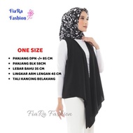 Outer Wanita / Cardigan Tanpa Lengan - Hitam