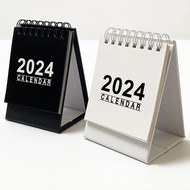 Hot-Selling New Arrival 2024 Mini English Small Desk Calendar Creative Minimalist Calendar Office Desk Decoration Portable Calendar