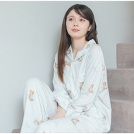 kpop BTS Jin Plus Size Women's Button-Down Pajama Set - Collaboration with Gelato Pique