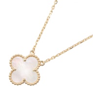 【二手】梵克雅寶 (Van Cleef & Arpels) 復古 Alhambra 珍珠母貝項鍊，頸圍 37/41.5 厘米，18K（黃金）