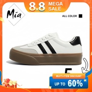 MIA Shoes for Women Leather Rubber Shoes New Arrival Women's Sneakers Thick Bottom 5CM Sneakers Wome