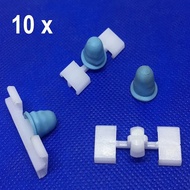 For 10x BMW E46 3-Series Side Moulding Trim Clips - Coupe & Convertible Models only