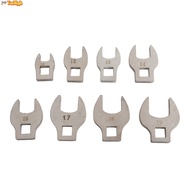 【TWILIGH】8Pcs 3/8In Drive Crowfoot Wrench 10 to 19mm Metric Foot Open End Spanner Metric