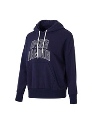 Áo nỉ/Áo hoodie nữ UA Icon HWT Terry OS Hdy, Áo hoodie dài tay thoải mái, rộng rãi, mềm mại, mặc hàn