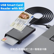 Contact Type+NFC Writer Smart Card Reader IC ID Card Bank Card Tax Declaration ID Card rfid Card Rea
