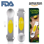 Creative Gadgets Multi-purpose Orange Peeler Lemon Grater 3-in-1 Fruit Peeler CITRUS ZESTER 5T7C