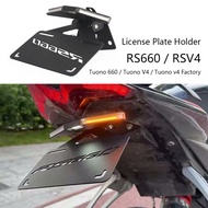 License Plate Holder Bracket Fit For APRILIA RS 660 RS660 2021-2025 Motorcycle RSV4 1100 Rear Tail T