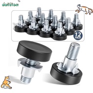 DUILIAN 8PCS 1/4In Thread Levelers, Adjustable Hardware Tools Furniture Leveling Feet, Table Feet Sc
