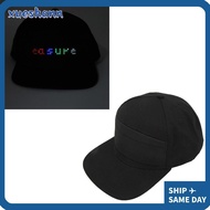XUESHANN LED Baseball Cap, Editable Display Hat for Festivities Party Customizable Display Hat Bluet