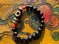 古珠~罕有西藏「息.增.懷.誅」天珠 Tibetan Dzi Bead