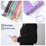 Lanyard Handphone ID card Lanyard Nylon Patch Crossbody Neck Clip Snap Hanging Cord Rope Strap Handp