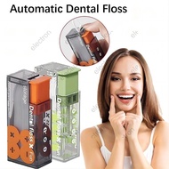 Portable Floss Storage Box,Storage 10 Floss Picks In Floss Box,Push Button To Eject,Convenient Oral Hygiene Care,Automatic Floss Storage Box Election