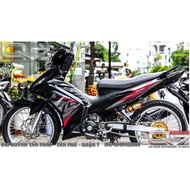 EXCITER 2011 LC PINK BLACK REMOVABLE STICKER