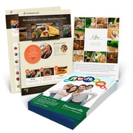 300pcs flyers - Glossy, Matte or Plain Paper Printing