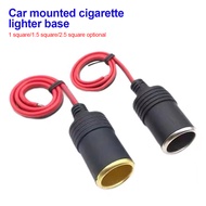 Car Cigarette Lighter Charger Cable 12V 24V 10A 15A 20A Female Socket Plug Connector Adapter 30cm Ch