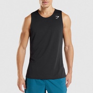 Shark shark Muscle Vest Men gym Fitness Quick-Drying T-Shirt Grid Waistcoat Top Sports Large Size Ru