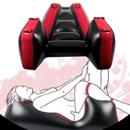Adult Games Sex Furniture Aid With Straps Sex Tools For Couples Women Flocking PVC Sex Chair Bed Inflatable Split Leg Sofa Mat