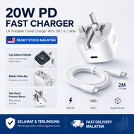 Buy 1 Get 1 Free 20W USB C Plug Fast Charger Plug USB Plug Adaptor UK for Phone 14/13/12,iPad Pro/Ai