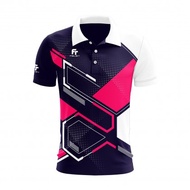 Felet Collar Tee 5525/5527 Jersey Badminton Shirt 100% Original By Fleet