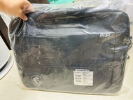 ［全新］原廠MSI微星17吋Topload Bag 筆電手提側背包 黑色