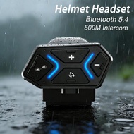 C25 Helmet Headset Motorcycle Intercom Bluetooth 5.4 Wireless Speaker 500m Music Sharing Headphone F