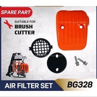 (Ready Stock) Air Filter / Air Cleaner BG328 Brush Cutter Assembly (PENAPIS ANGIN MESIN