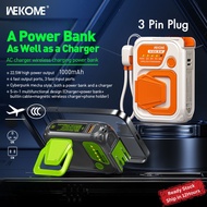 WEKOME WP-89 10000mAh Power Bank 22.5W high power output and 5-in-1 multifunctional 3C Certified