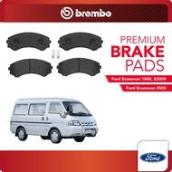 BREMBO Front Pads (1 set) - Compatible with Ford Econovan 1800/E2000'02 Ford Econovan 2500
