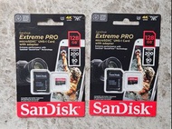 New 128G SanDisk Extreme Pro microSDXC  (2pcs)