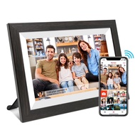 WiFi 10.1-inch digital picture frame 1280x800 IPS screen touch control 32GB storage space Smart photo frame can upload and share photos through  Frameo APP with detachable stand