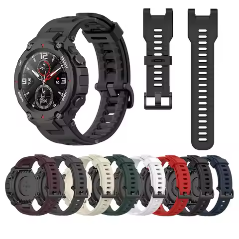 Watch Band For Huami Amazfit T Rex Pro /Trex Pro Strap Silicone Wristband Bracelet For Amazfit T-Rex
