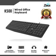 Zeus K500 ( SimpliCity ) Computer Keyboard For Office / Gaming ( Online Exclusive Edition ) K-500