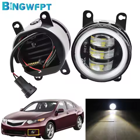 2pcs/lot Fog Light Angel Eye Fog Lamp DRL Car H11 LED 12V For Acura TSX 2011-2014 Acura RDX 2013 201