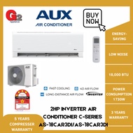 AUX 2HP/2.5HP INVERTER AIR CONDITIONER C-SERIES AS-18CAR3DI / AUX ASW-24CAR3DI - AUX WARRANTY MALAYS