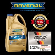 RAVENOL ENGINE OIL VMO SAE 5W40 FULLY SYNTHETIC 4L MADE IN GERMANY
