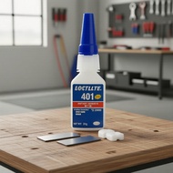 Fast-Set 401 Super Glue 20g, High-Strength Multi-Surface Adhesive for Plastic, Metal, Wood & Rubber 