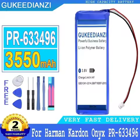 For Harman Kardon Onyx Speaker Battery, 3550mah High Performance Replacement