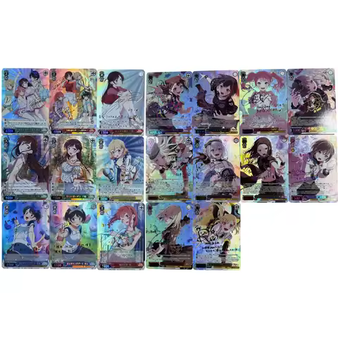 9Pcs/set Weiss Schwarz Collection Card Waifu Anime Kanojo Okarishimasu Ichinose Chizuru Signature Ca