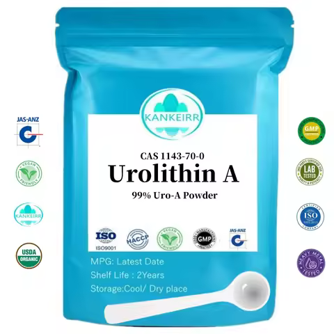 50-1000g High Purity 99% Urolithinee A ,Uro-A,CAS 1143-70-0 DIY Handmade Cosmetics