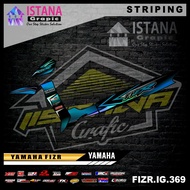 FIZ R HOLOGRAM Striping Sticker - FIZ R HOLOGRAM Motorcycle Variation Striping Sticker with ROAD RAC