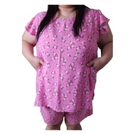 terno women pambahay sleepwear for women pajama Challis Plus Size Terno Pambahay (L to 5XL sizes)