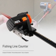 Pengukur Tali Pancing 999m Mudah Dipasang Rod Mount Fishing Line Depth Counter Portable Boat Fishing