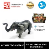 420TOYS - Animal World Elephant Toy/Elephant Toy (Dus)