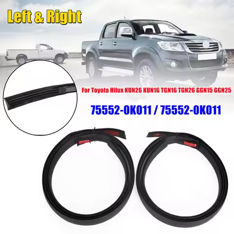 75551-0K011 75552-0K011 L+R For Toyota Hilux KUN26 KUN16 TGN16 TGN26 GGN15 GGN25 Car Side Roof Drip 