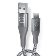 Shell 殼牌USB-A to USB-C反光充電傳輸線 1M-2M