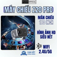 Z20 Pro Projector – 180 Inch Projection Screen, 2.4G/5G WiFi Connection, Bluetooth, Android 11, PUCE