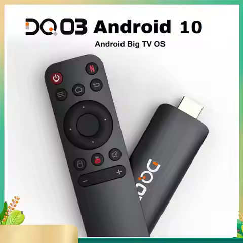 VONTAR DQ03 Mini TV Stick Android 10 QuadCore 1G8G 2G16G Support 4K@60fps HDR10+ 2.4G&5.8G Dual Wifi