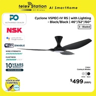 PO ECO Smart Ceiling Fan CYCLONE VSPEC-IV with Light (WiFi) 3 Blades | 10 Years Local Warranty