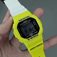 G Shock Dw5600 TGA 9 G shock Petak Hijau Autolight Waterproof Jam Tangan Lelaki Tahan lasak kalis air